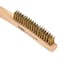 Forney Scratch Brush With Long Handle, Brass, 3 X 19 Rows 70518 - alternate 4